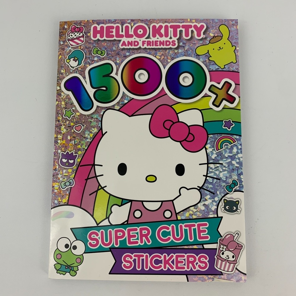 Hello Kitty and Friends 1500+ Super Cute Stickers Book Sanrio Melody Chococat